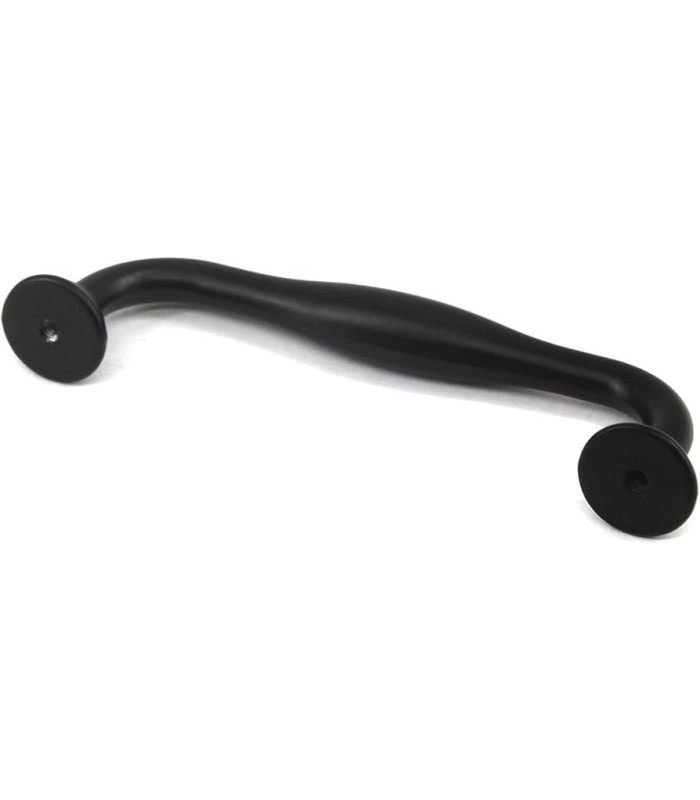 Manija para mueble negro con diseño 11.5cm 1pc