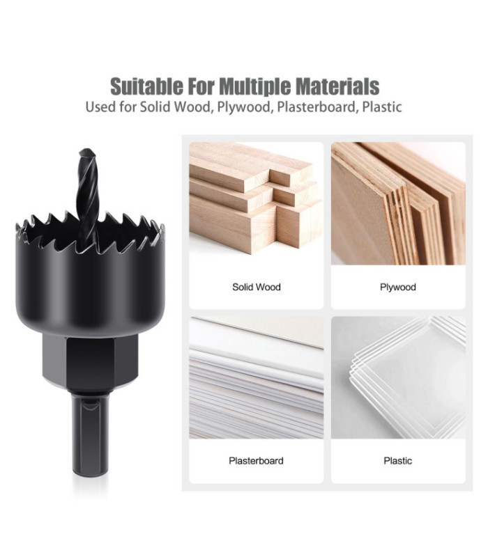 Juego de mecha copa para madera 15-123mm 16pc