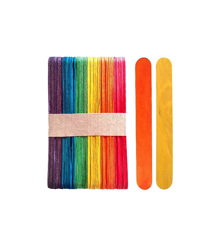 Palito para helados 50pc coloridos