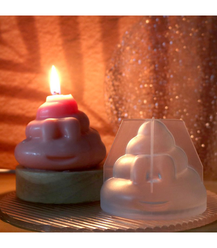 Molde de silicona emoji helado 70x60mm