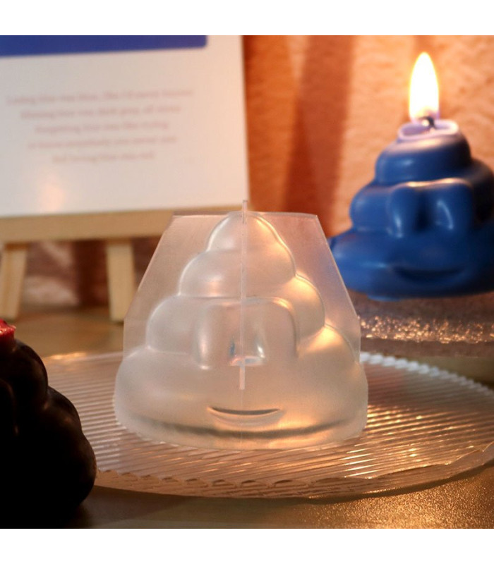 Molde de silicona emoji helado 70x60mm