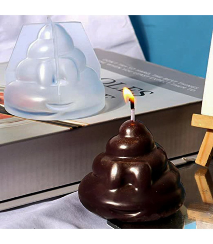 Molde de silicona emoji helado 70x60mm