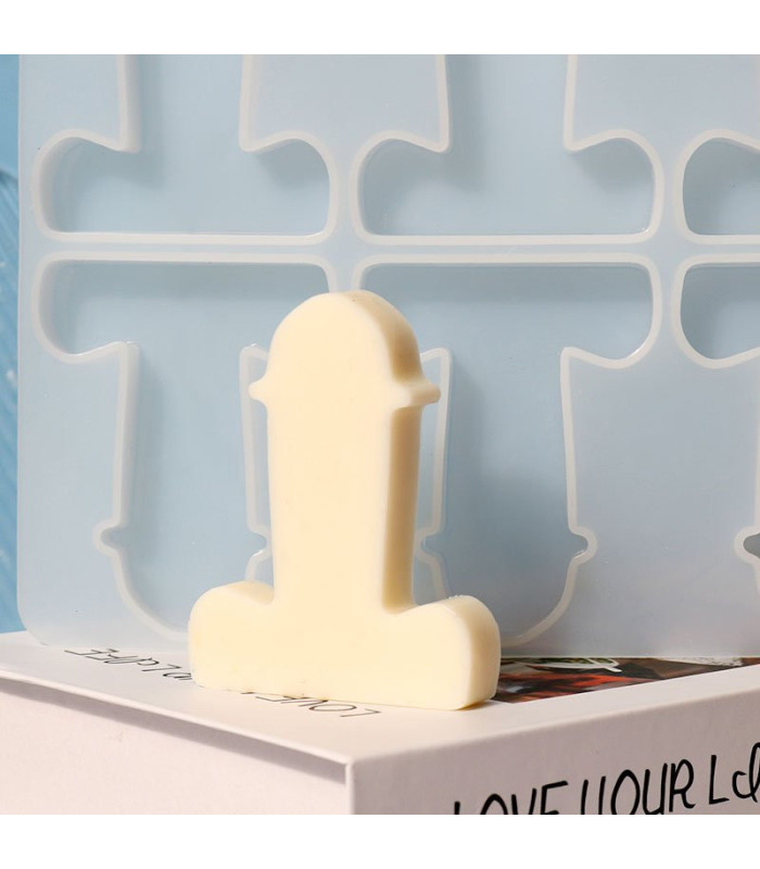 Molde de silicona pene 20x17cm