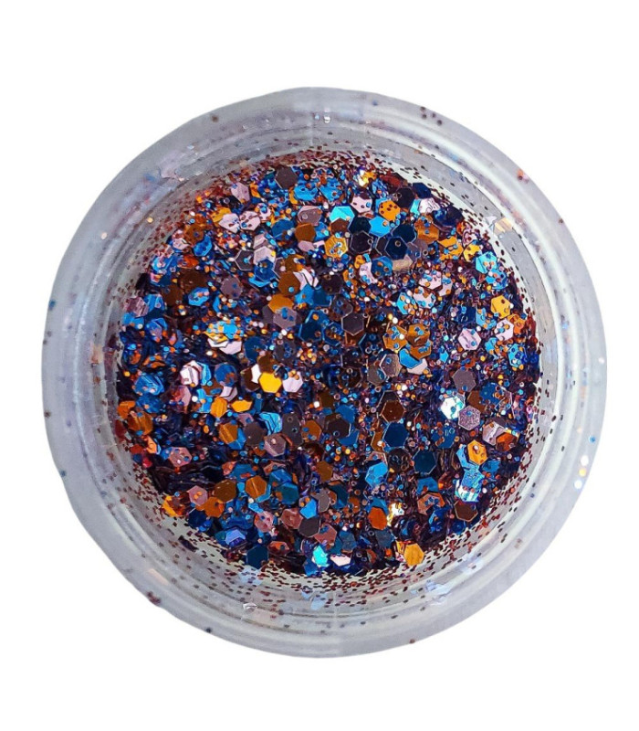 Glitter mix gama lila 4pc