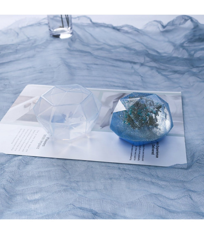 Molde de silicona geometrico 3d 10cm