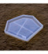 Molde de silicona posavasos hexagono 13.5x12.5cm