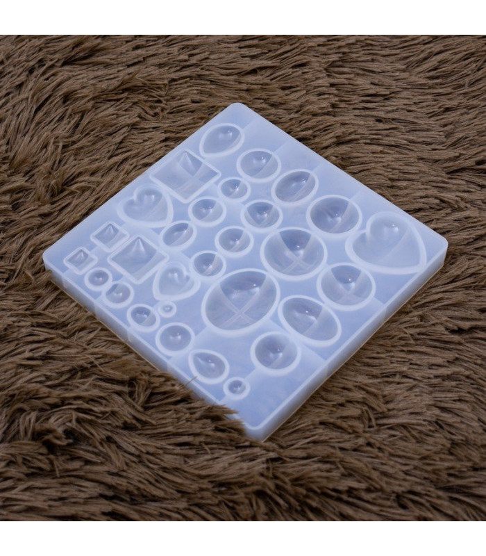 Molde de silicona gemas 29 diseños 14.6cm