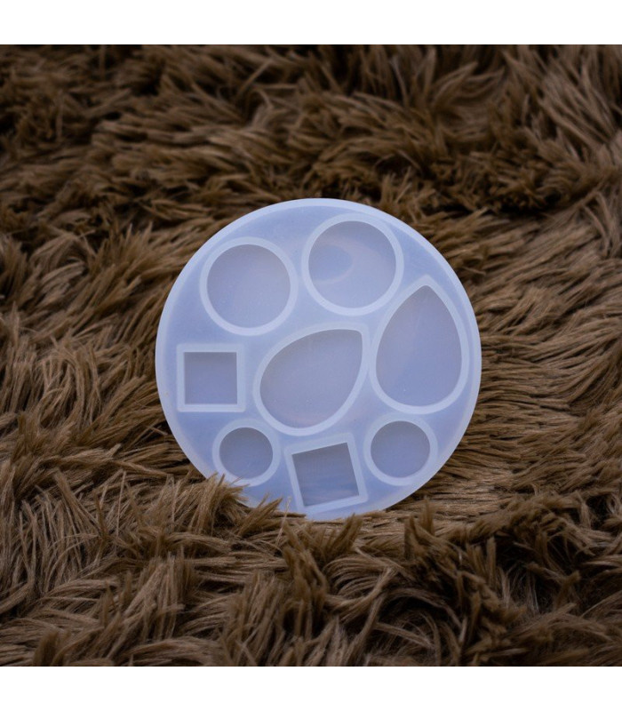 Molde de silicona 8 diseños geometricos