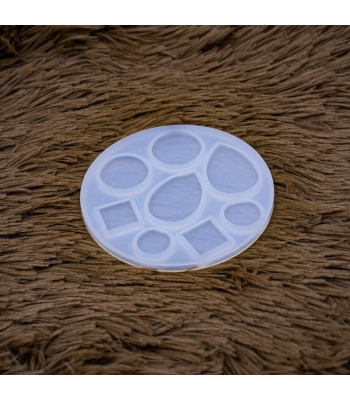 Molde de silicona 8 diseños geometricos