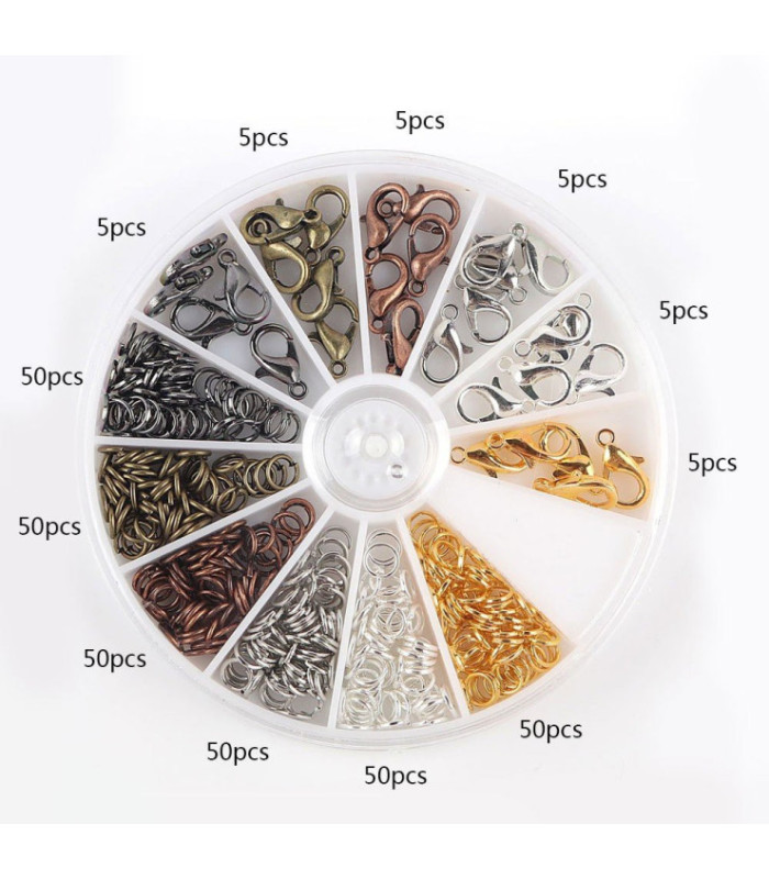 Set de argollas y conectores