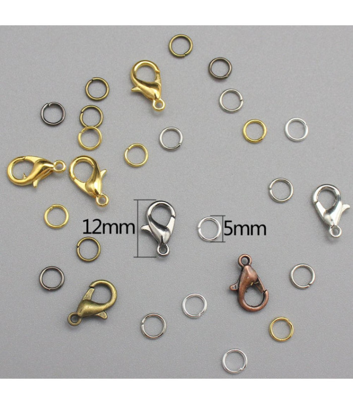 Set de argollas y conectores