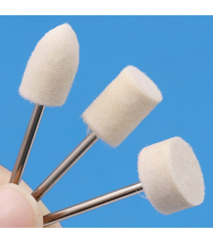 Set de puntas de lana para pulir 12pc