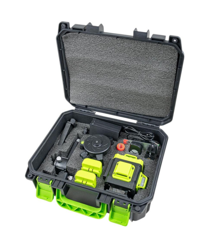 NIVEL LASER DE 16 LINEAS VERDES 4D L-FINE