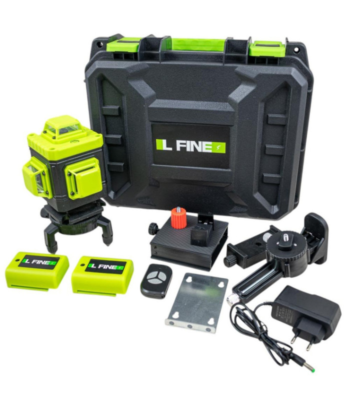 NIVEL LASER DE 16 LINEAS VERDES 4D L-FINE