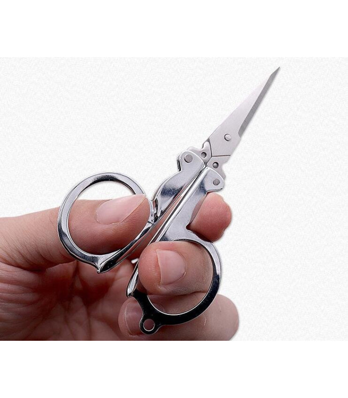 Tijera plegable de metal 10cm