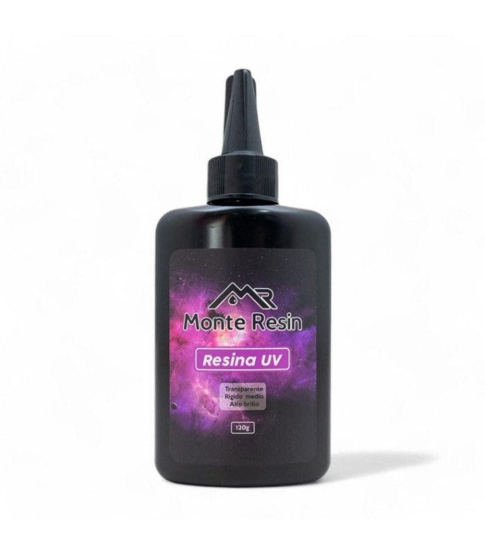 Resina uv rigido baja viscosidad 120gr MONTERESIN
