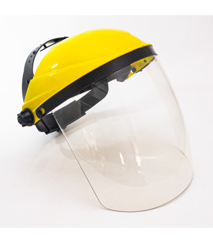 Careta pvc con protector transparente