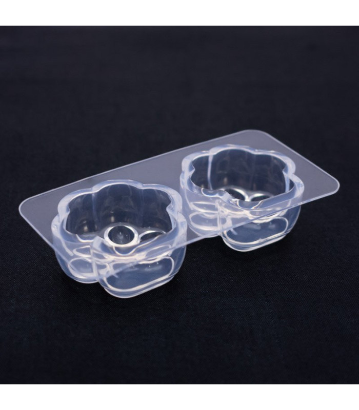 Molde de silicona palma de gato con brillo 76x37x1