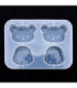 Molde de silicona oso y pollito 16x11.6cm