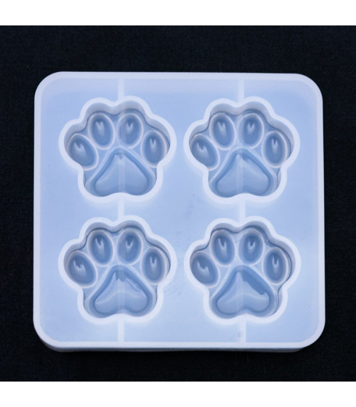 Molde de silicona pata de gato 10x9.5x1cm