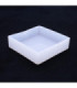 Molde de silicona cuadrado 8x8x2cm