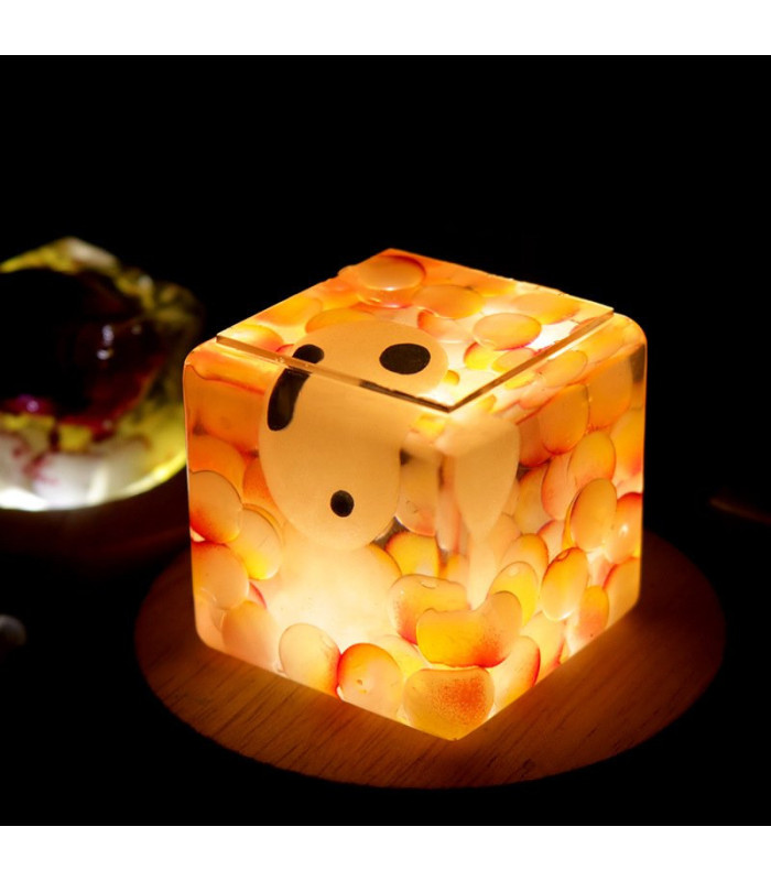 Molde de silicona cubo con borde redondeado 63x63m