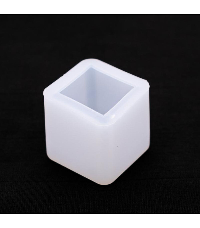 Molde de silicona cubo con borde redondeado 30mm