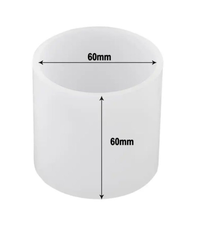 Molde de silicona cilindro 60x60mm