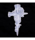 Molde de silicona rosa cruz 25.7x16.4cm