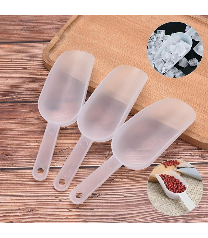 Cuchara multiuso transparente