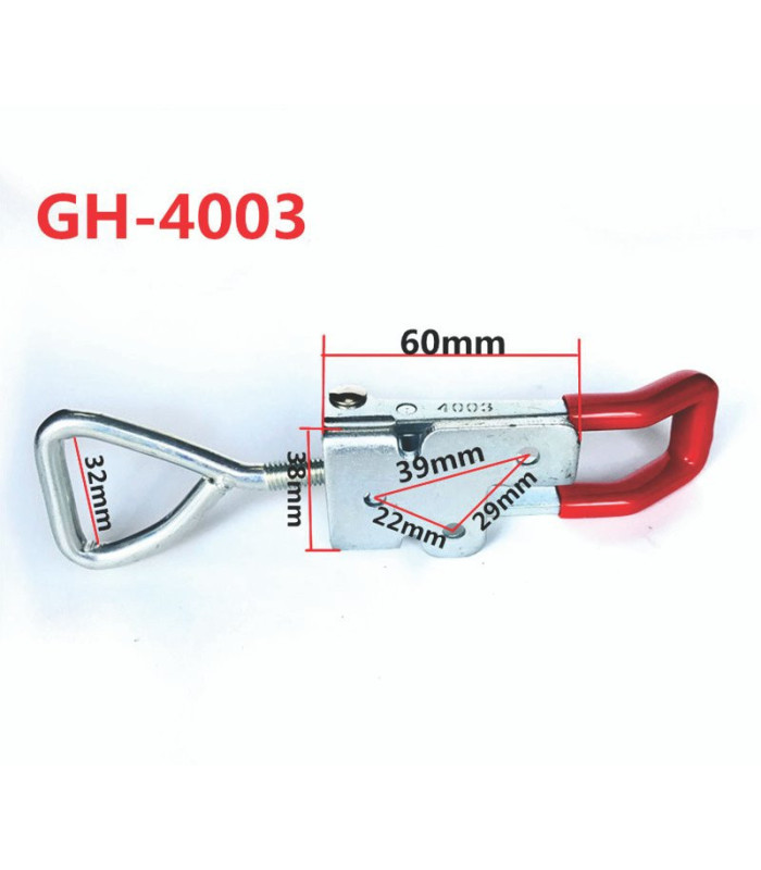 Abrazadera de palanca ajustable 100mm