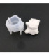 Molde de silicona gato de la suerte 6x7cm