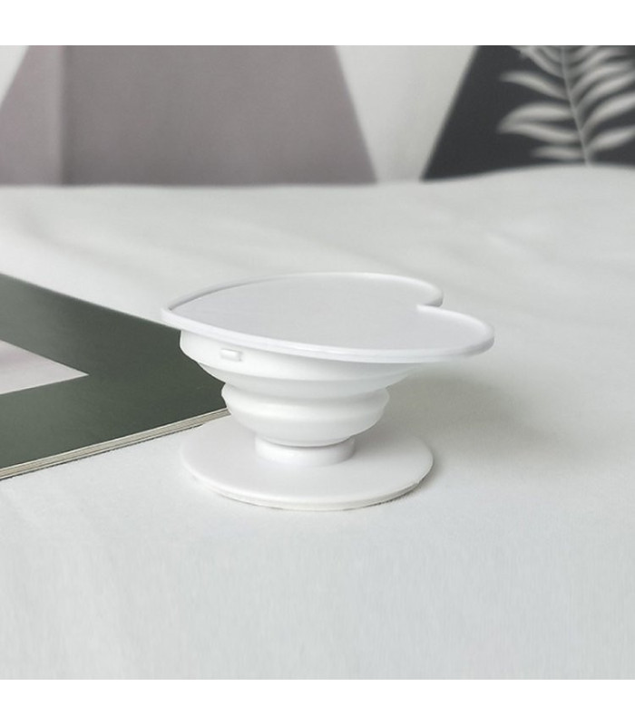 Soporte smartphone corazon blanco