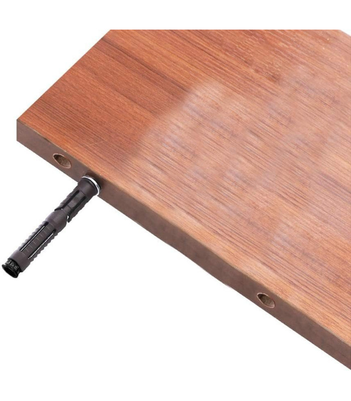 Perno con tarugo 10x100mm para repisa flotante