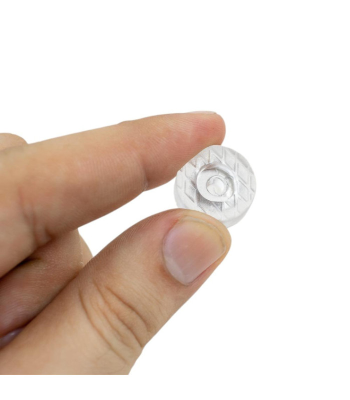 Patita de goma redondo 7x17mm 1pc