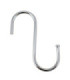 Gancho metalico tipo s 10pc 7cm