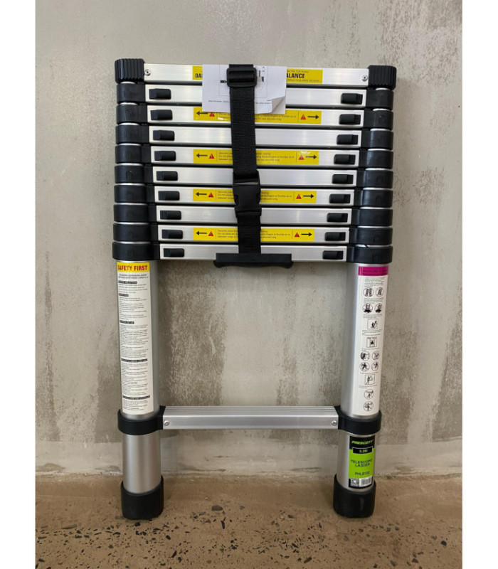 Escalera telescopica recta 3.2mt PRESCOTT