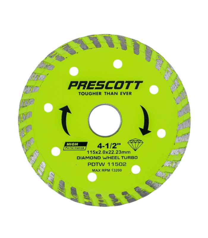 Disco diamantado turbo 115.2.0x22.2mm PRESCOTT