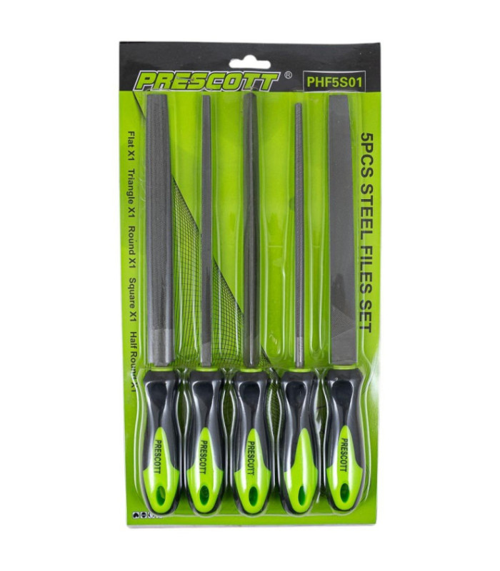 JUEGO DE LIMA ACERO 5PC PRESCOTT