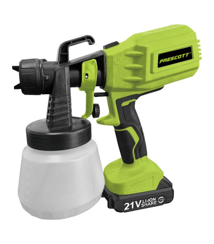 EQUIPO DE PINTAR A BATERIA 21V 900ML PRESCOTT