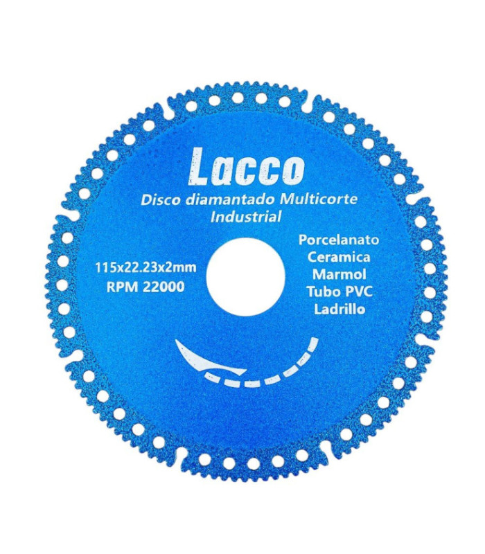 DISCO DIAMANTADO MULTICORTE 115x22.23x2MM