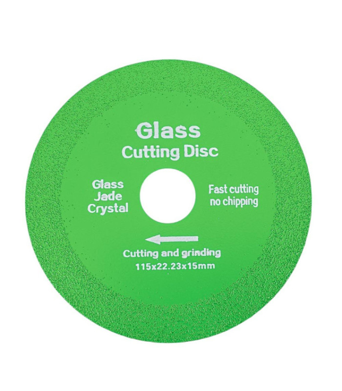 DISCO DE CORTE DIAMANTADO P/VIDRIOS 115x22.23x15MM