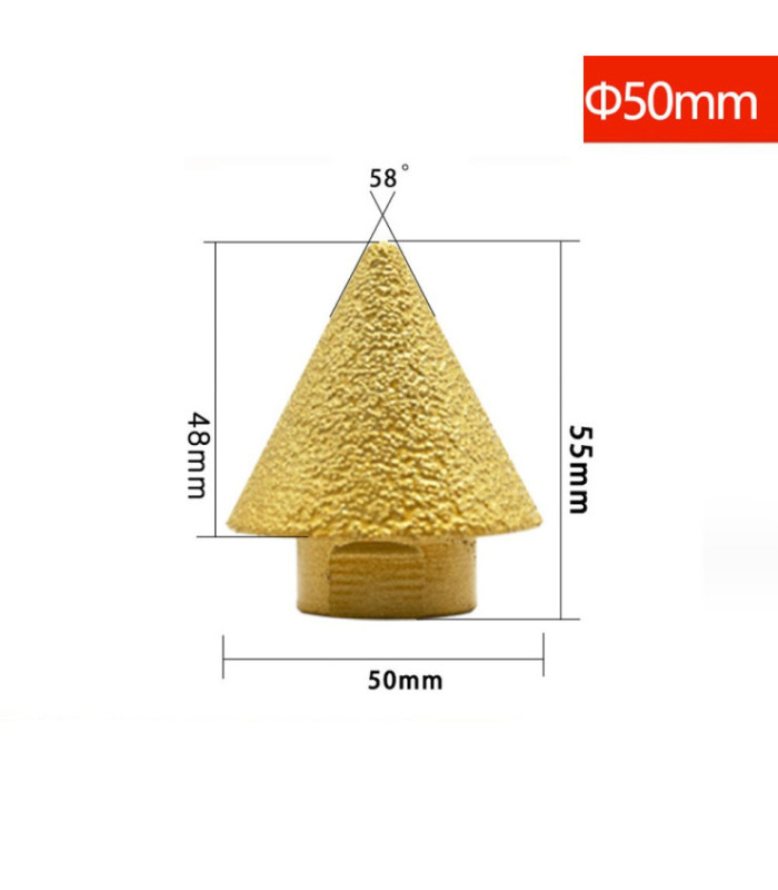 MECHA CONICA PARA PORCELANATO 50MM M14