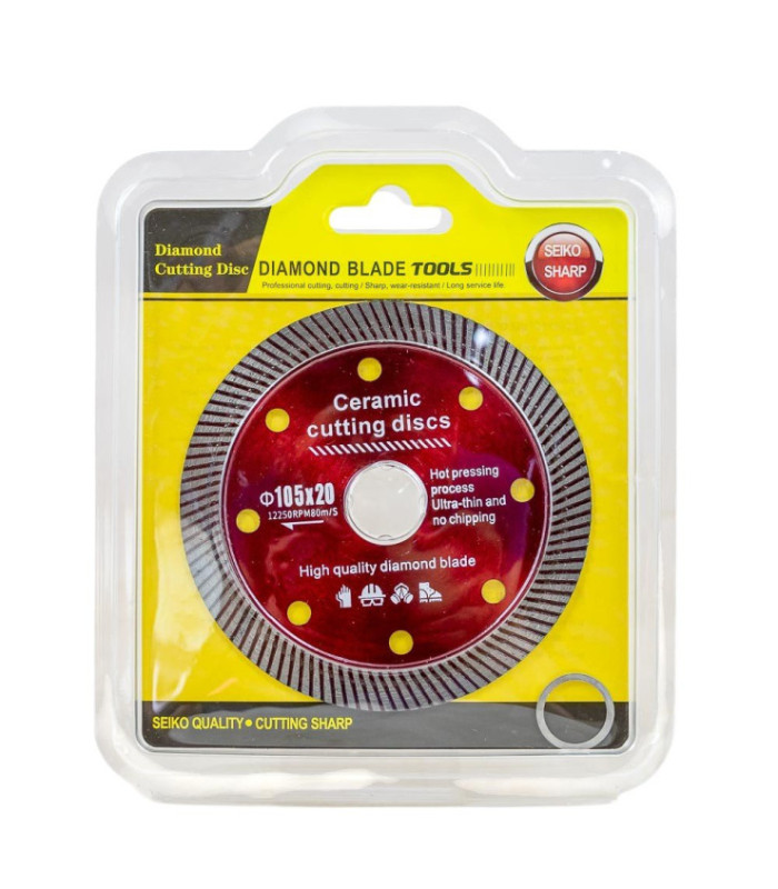 DISCO DE CORTE FINO P/PORCELANATO 105MM
