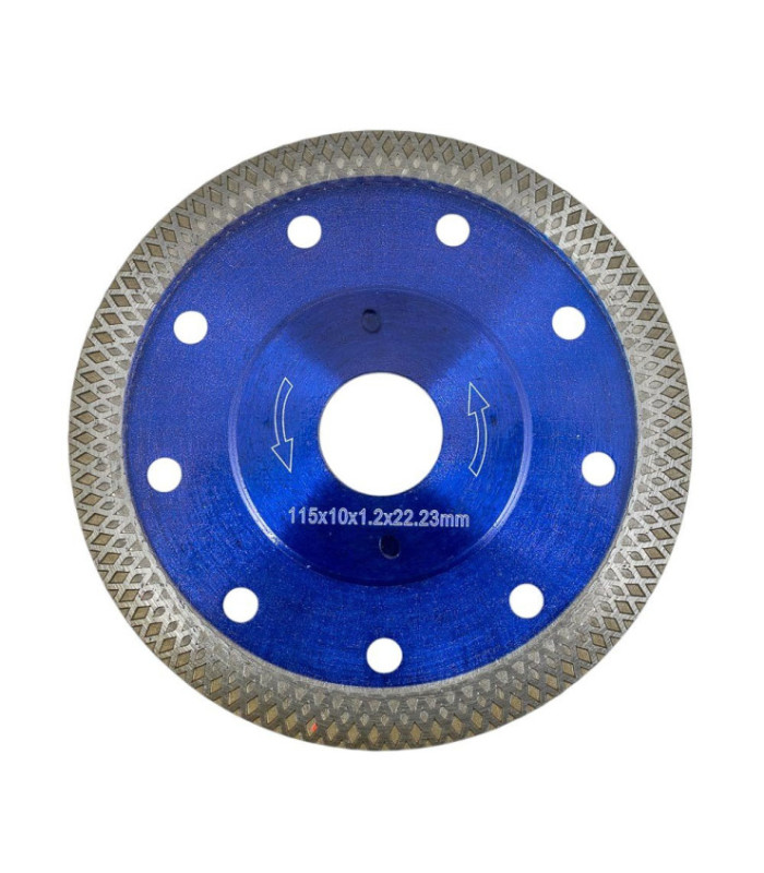 DISCO DE CORTE FINO P/PORCELANATO 115x10x1.2x22.23