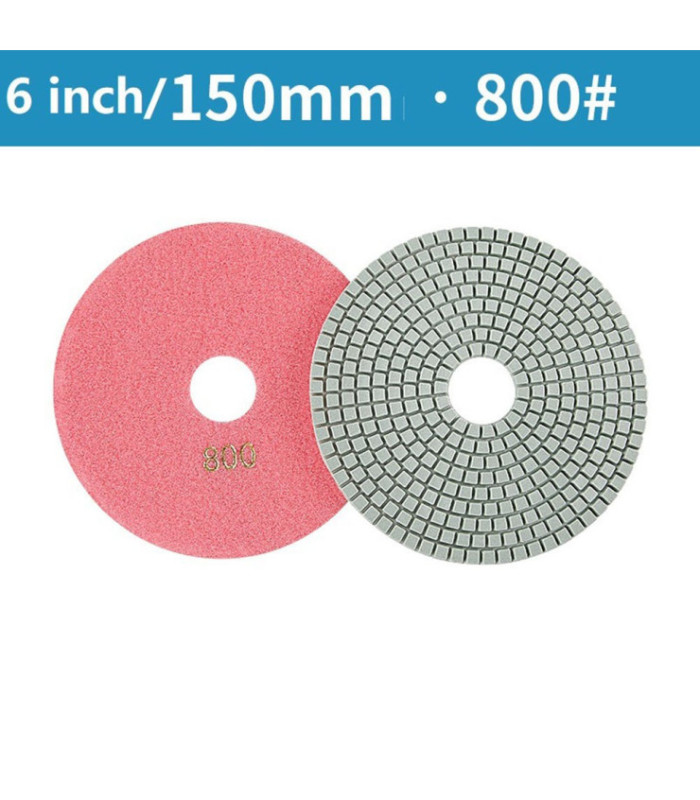 LIJA VELCRO P/PULIR MARMOL G800 100MM