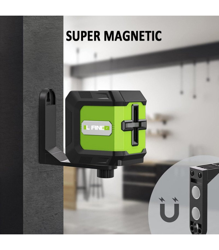 NIVEL LASER 2 LINEAS VERDES L-FINE