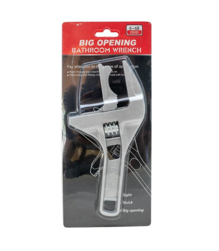 LLAVE PLOMERO AJUSTABLE 6-68MM