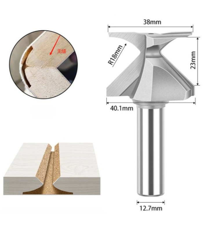 FRESA P/ MUEBLE MDF CURVO V1/2 R18
