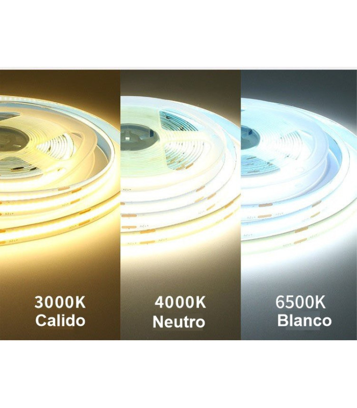CINTA LED COB 5M BLANCO 6500K